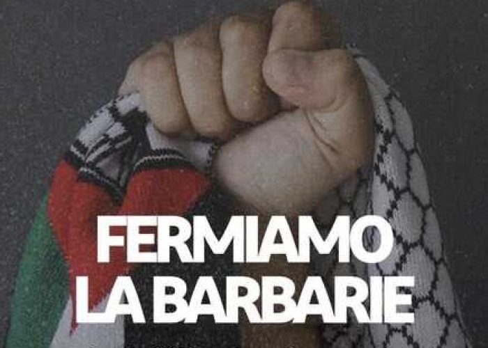 manifestazione Gaza Cgiil