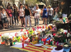 Il memorial sulla Rambla, a Barcellona