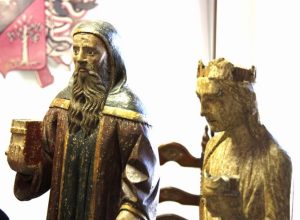 Le due statue recuperate
