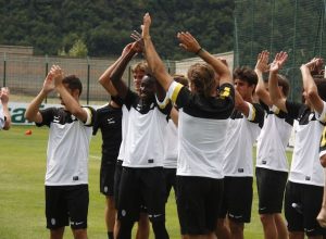 Ultimo allenamento della Juventus a Chatillon