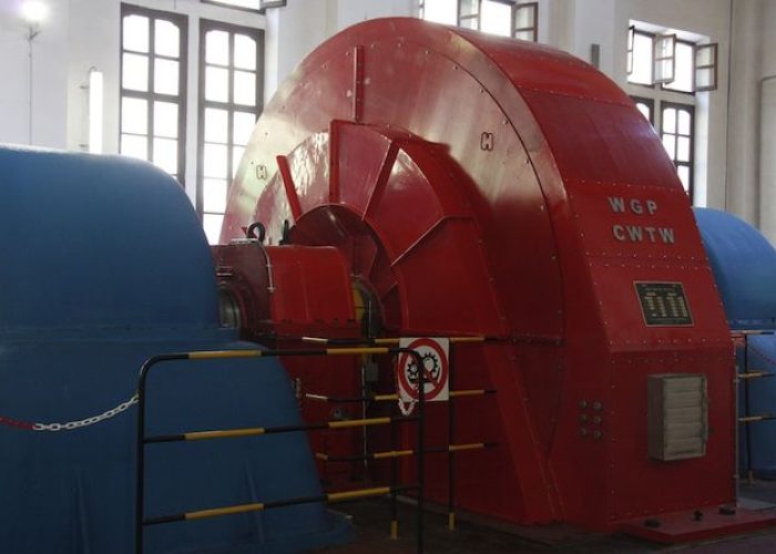 Le turbine cinesi nella centrale Cva di Champagne2