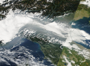 Arpa Vda Immagine da satellite MODIS - lunedì 13 ottobre 2025