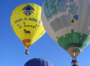 Mongolfiere nel cielo di Aosta