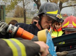 Un'immagine dell'intervento