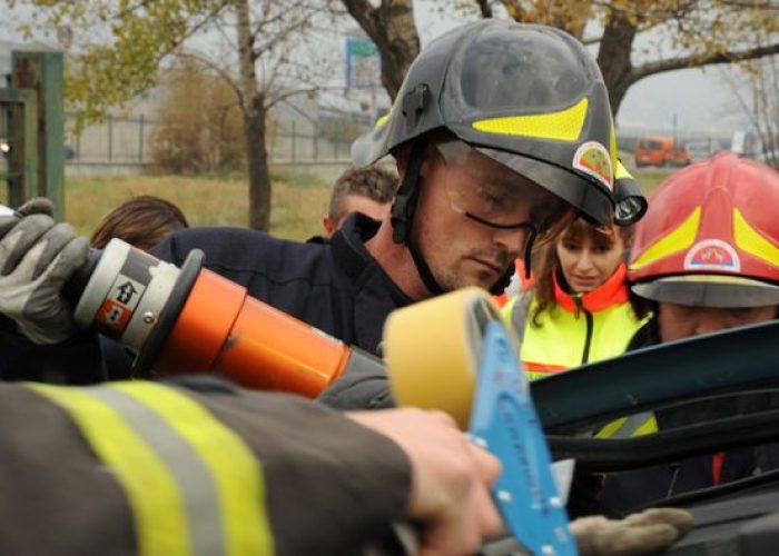 Un'immagine dell'intervento