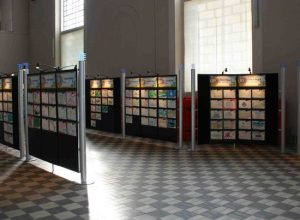 La mostra allestita nei locali della Centrale di Maen a Valtournenche