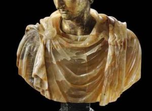 Busto di Antinoo. Prima metà del XVIII secolo