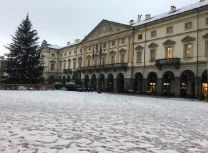 Neve su Aosta (20 dicembre 2016)