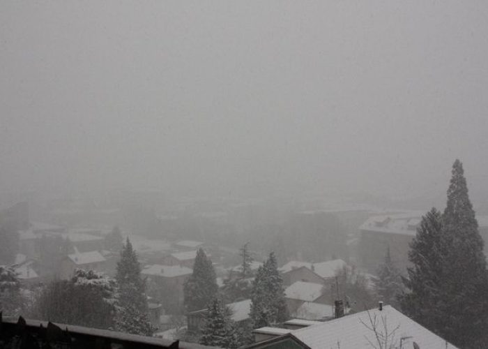 Neve ad Aosta 27-12-2014