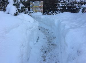 Aosta e la neve 12 dicembre