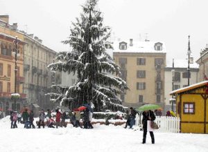 Aosta, piazza Chanoux, foto di Elena Tartaglione