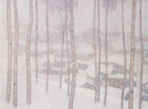 Nevicata a Courmayeur - 1970 - Alessio Nebbia