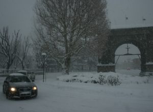 nevicata aosta, neve, dicembre 2017