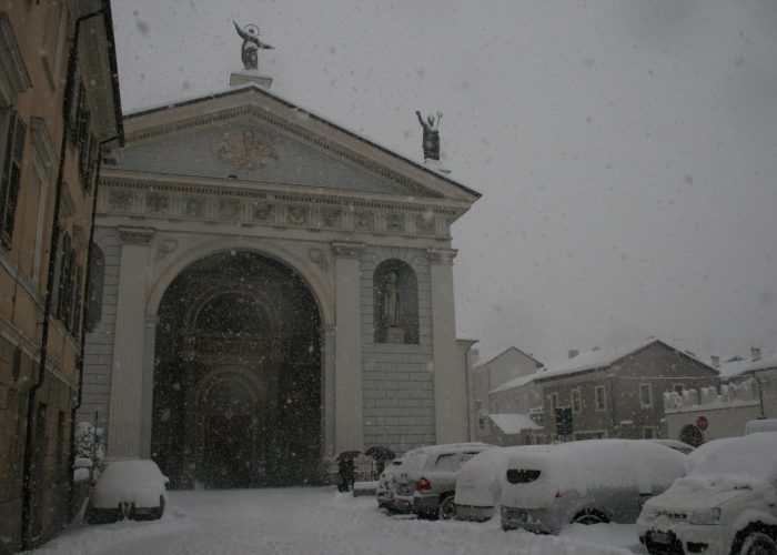 nevicata aosta, neve, dicembre 2017