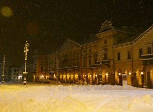 Nevicata ad Aosta del 12 gennaio 2017