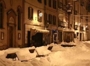 Nevicata ad Aosta del 12 gennaio 2017