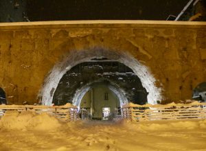 Nevicata ad Aosta del 12 gennaio 2017