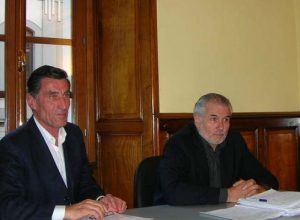 Il senatore Carlo Perrin e il deputato Roberto Nicco