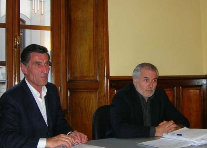 Il senatore Carlo Perrin e il deputato Roberto Nicco