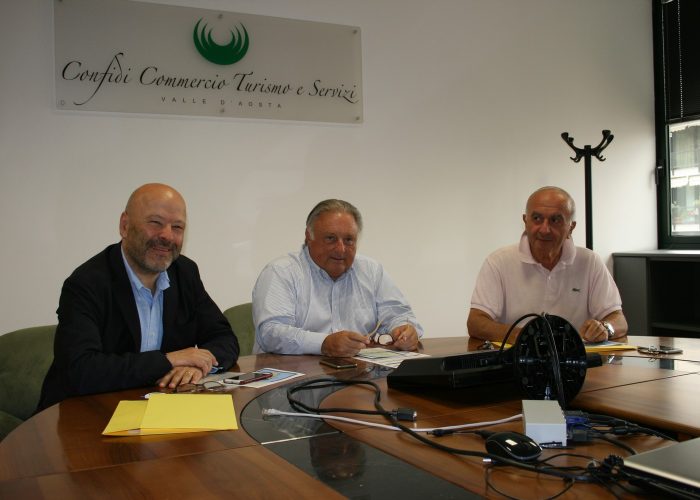 Nicola Rosset, Graziano Dominidiato e Giuseppe Sagaria.