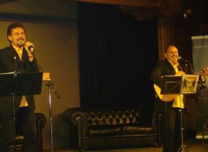 Fabrizio Canciani, a sinistra, e Stefano Covri