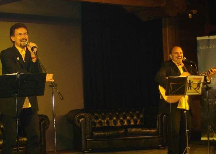 Fabrizio Canciani, a sinistra, e Stefano Covri