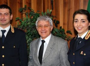 Da sx Nicola Donadio, Maurizio Celia e Stefania Lasciato