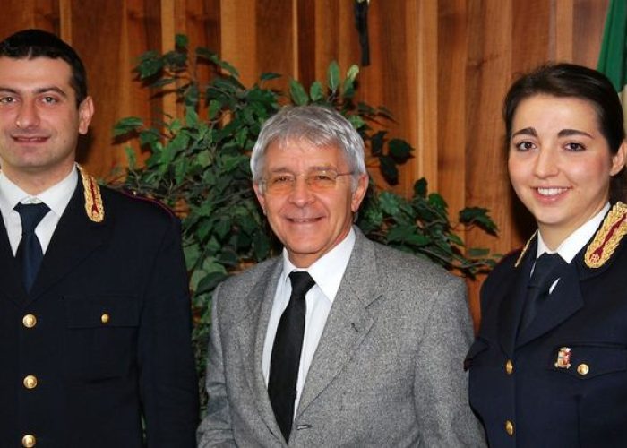 Da sx Nicola Donadio, Maurizio Celia e Stefania Lasciato