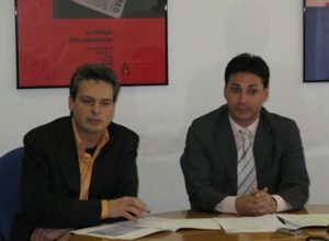 Il Presidente della Fondazione Istituto musicale, Gianni Nuti e L'Assessore regionale alla Cultura Laurent Viérin