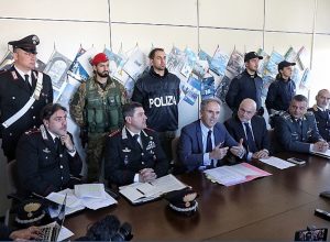 La conferenza stampa sull'operaizone "Terramara-Closed"