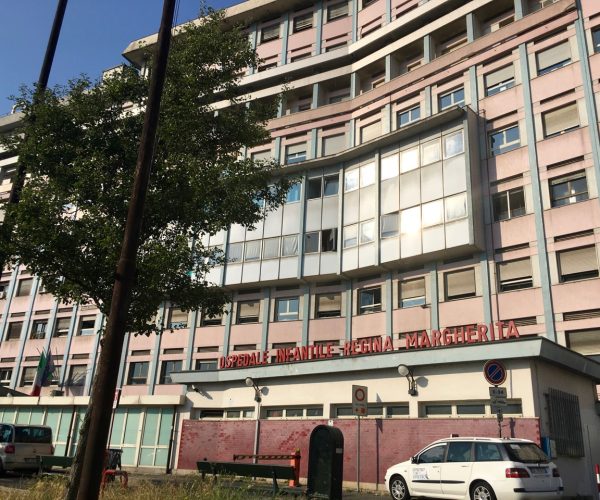 L'ospedale infantile "Regina Margherita".