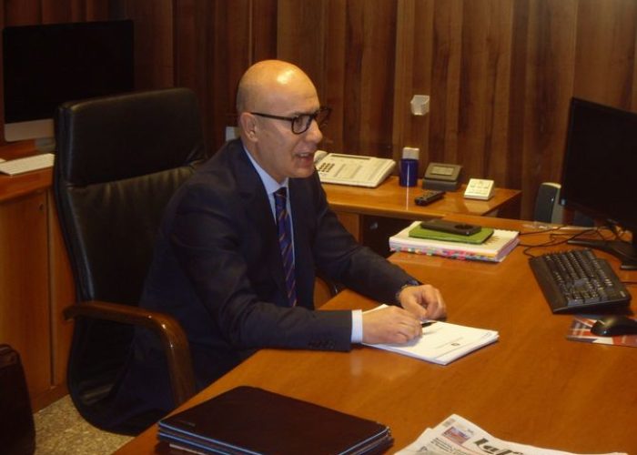 Il nuovo questore di Aosta, Pietro Ostuni