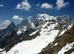 Il versante Sud del Monte Bianco