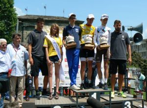 I vincitori dell'ultima tappa del Giro della Valle d'Aosta