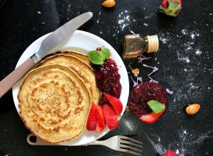pancake on plate