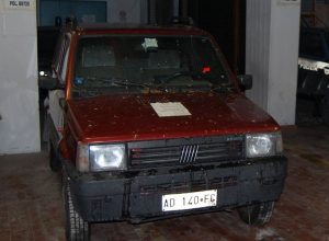 La Fiat Panda di Bonichon ritrovata