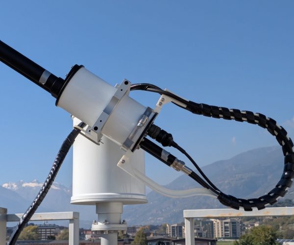 Lo strumento "Pandora" sul tetto dell'Arpa Valle d'Aosta