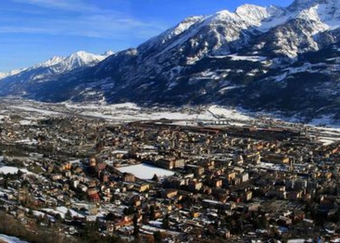 Veduta panoramica di Aosta