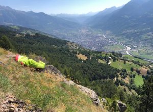 parapendio caduto a Ville sur Sarre