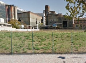 La zona dove sorgerà l'area F8