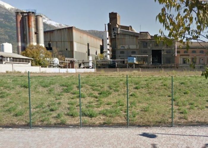 La zona dove sorgerà l'area F8