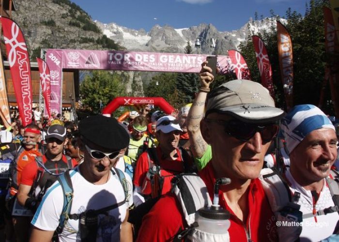 Partenza Tor des Géants 2014 - Foto Matteo Scieghi