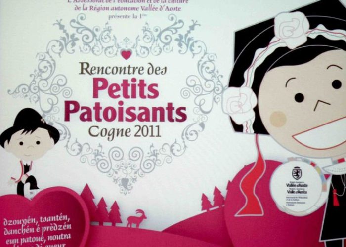 Il manifesto della prima Rencontre des Petits Patoisants