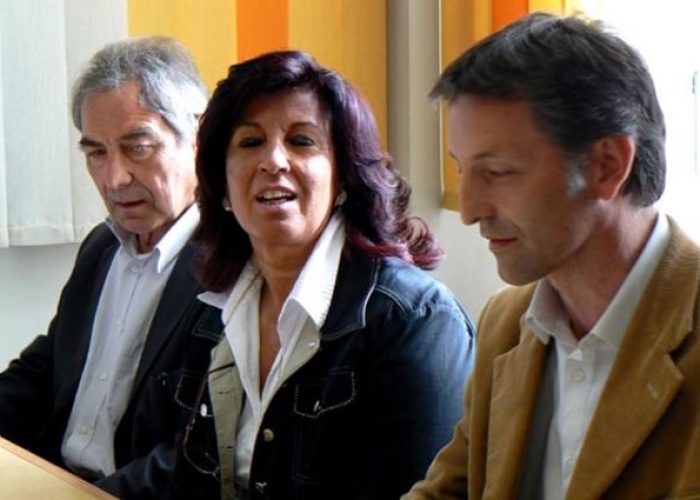 Da destra Raimondo Donzel Carmela Fontana e Marino Guglielminotti Gaiet