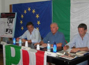 Da destra, Raimondo Donzel, Michel Silani e Antonio Panzeri