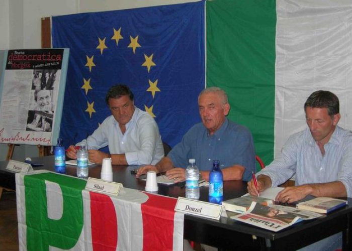 Da destra, Raimondo Donzel, Michel Silani e Antonio Panzeri