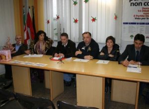 La conferenza stampa del Pd