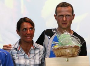 I vincitori Gloriana Pellissier e Manfred Reichegger