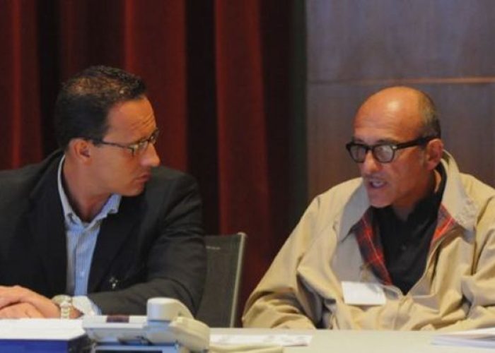 Da sx Ego Perron (Pres. UV) e Leonarto La Torre (Segretario FA)