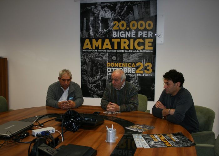 Luciano Piga, Giuseppe Sagaria e Paolo Surini